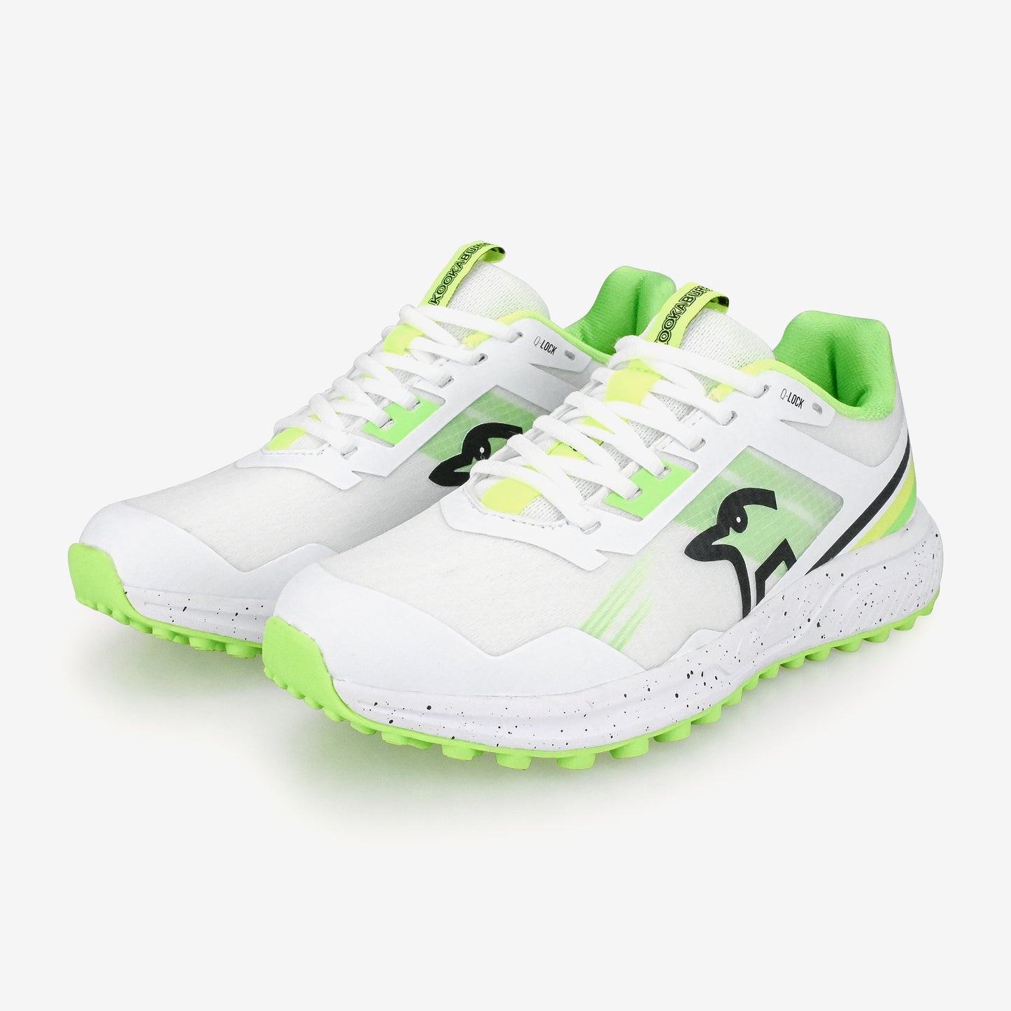 KC 2.O RUBBER SOLED CRICKET SHOE YELLOW & GREEN