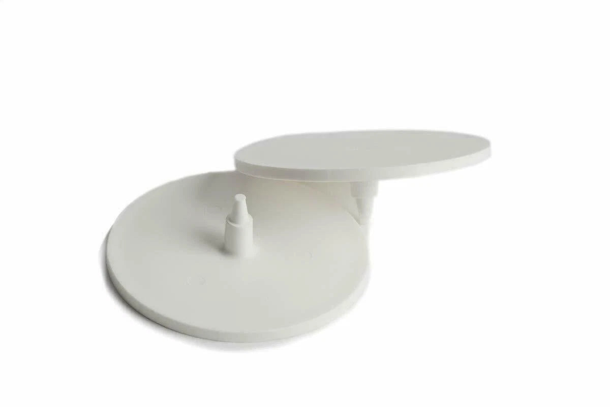 DON Bowlers Markers White Spiked Plastic Bowling Accessory - 1 Pair