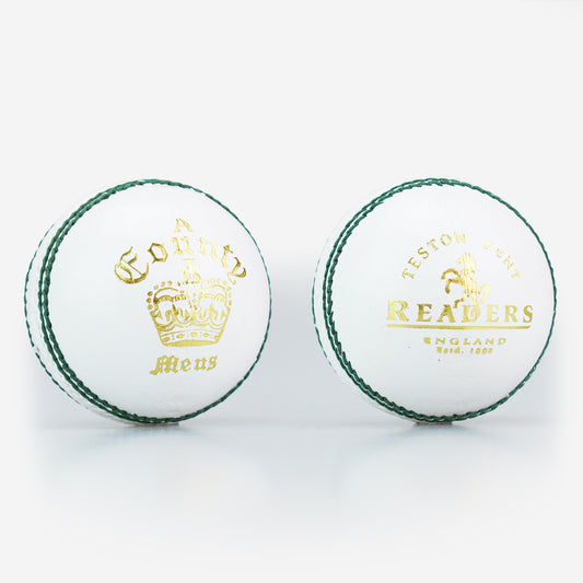 COUNTY CROWN WHITE CRICKET BALL