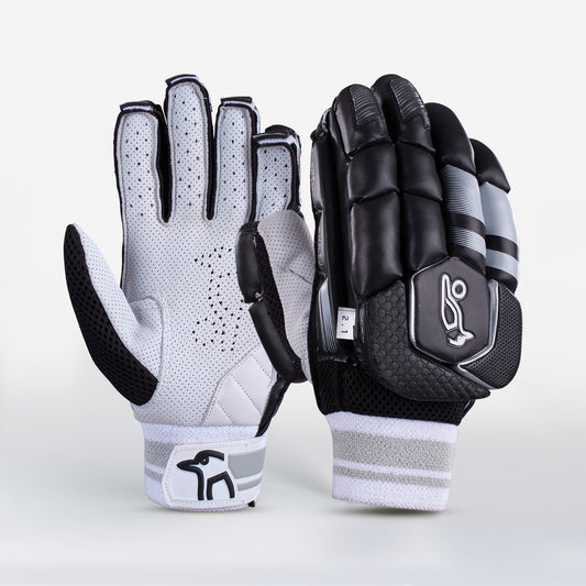2.1 T/20 BLACK BATTING GLOVES