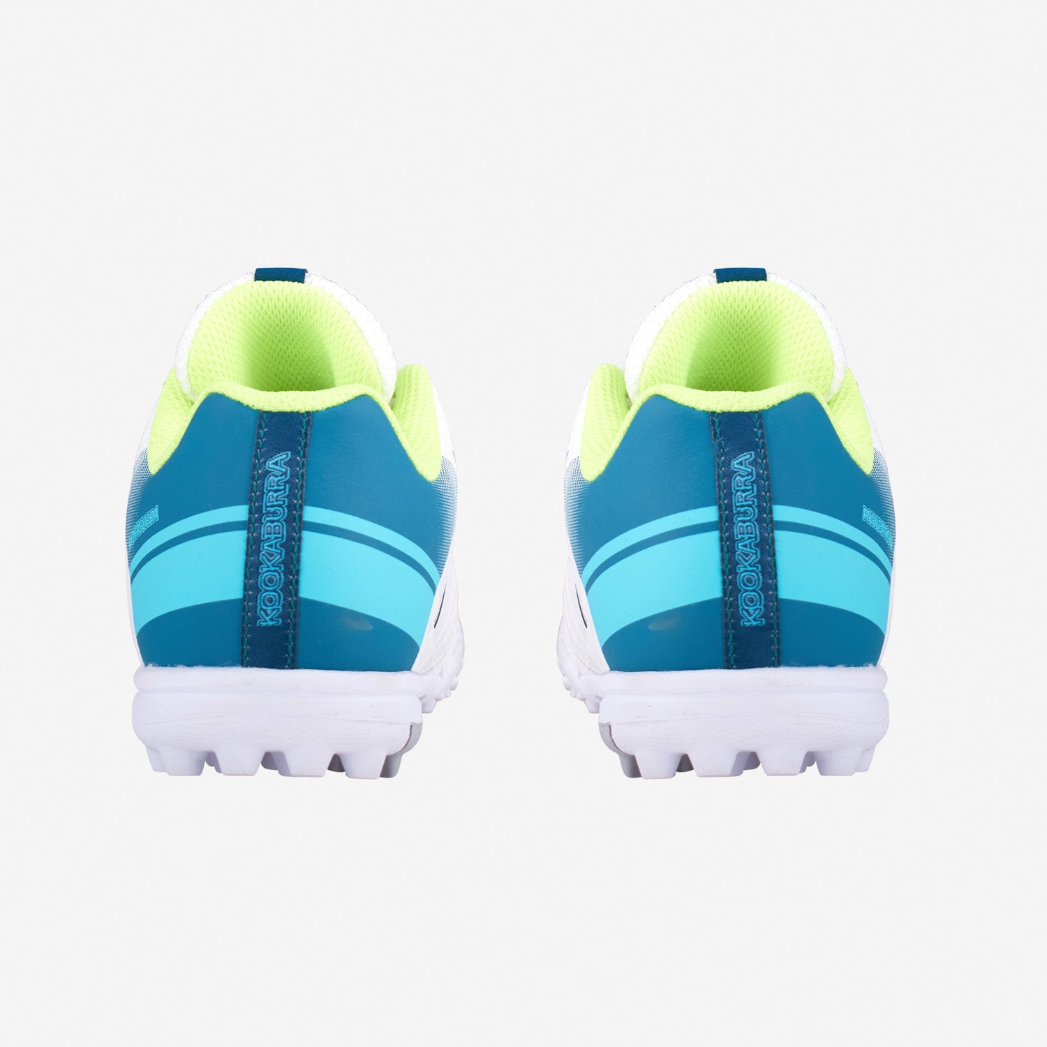 KC 5.0 RUBBER SOLE CRICKET SHOE WHITE/TEAL