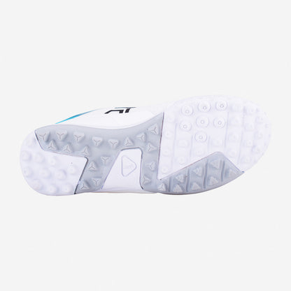 KC 5.0 RUBBER SOLE CRICKET SHOE WHITE/TEAL