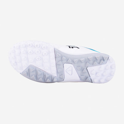 KC 5.0 RUBBER SOLE CRICKET SHOE WHITE/TEAL