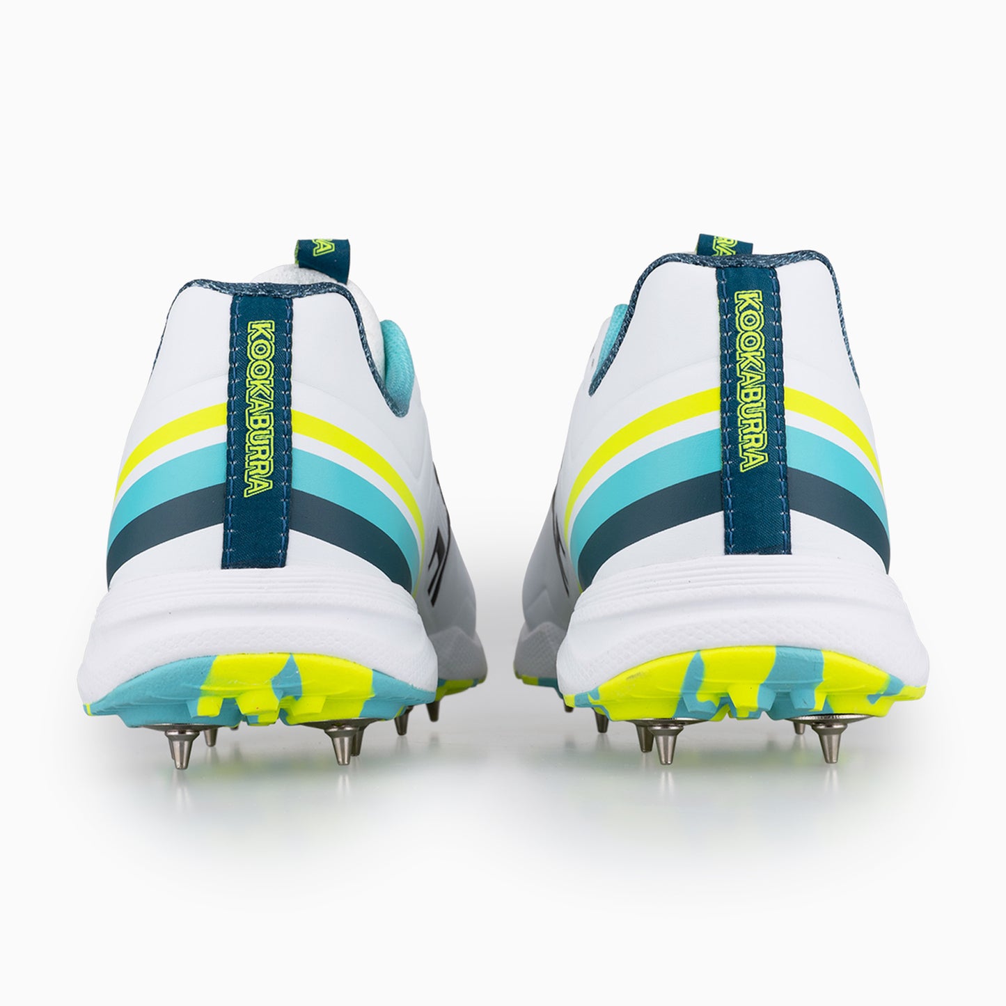 KC 3.0 SPIKE CRICKET SHOE AQUA & YELLOW