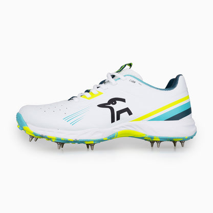 KC 3.0 SPIKE CRICKET SHOE AQUA & YELLOW