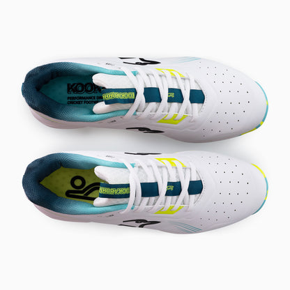 KC 3.0 SPIKE CRICKET SHOE AQUA & YELLOW