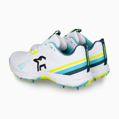 KC 3.0 SPIKE CRICKET SHOE AQUA & YELLOW