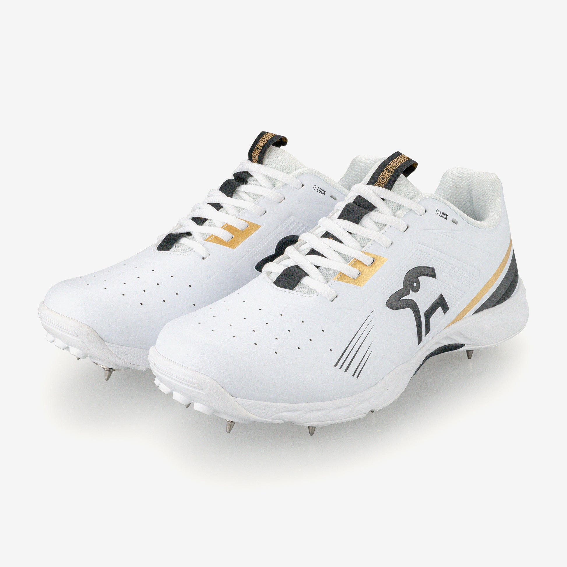 KC 3.0 SPIKE CRICKET SHOE GOLD & BLACK