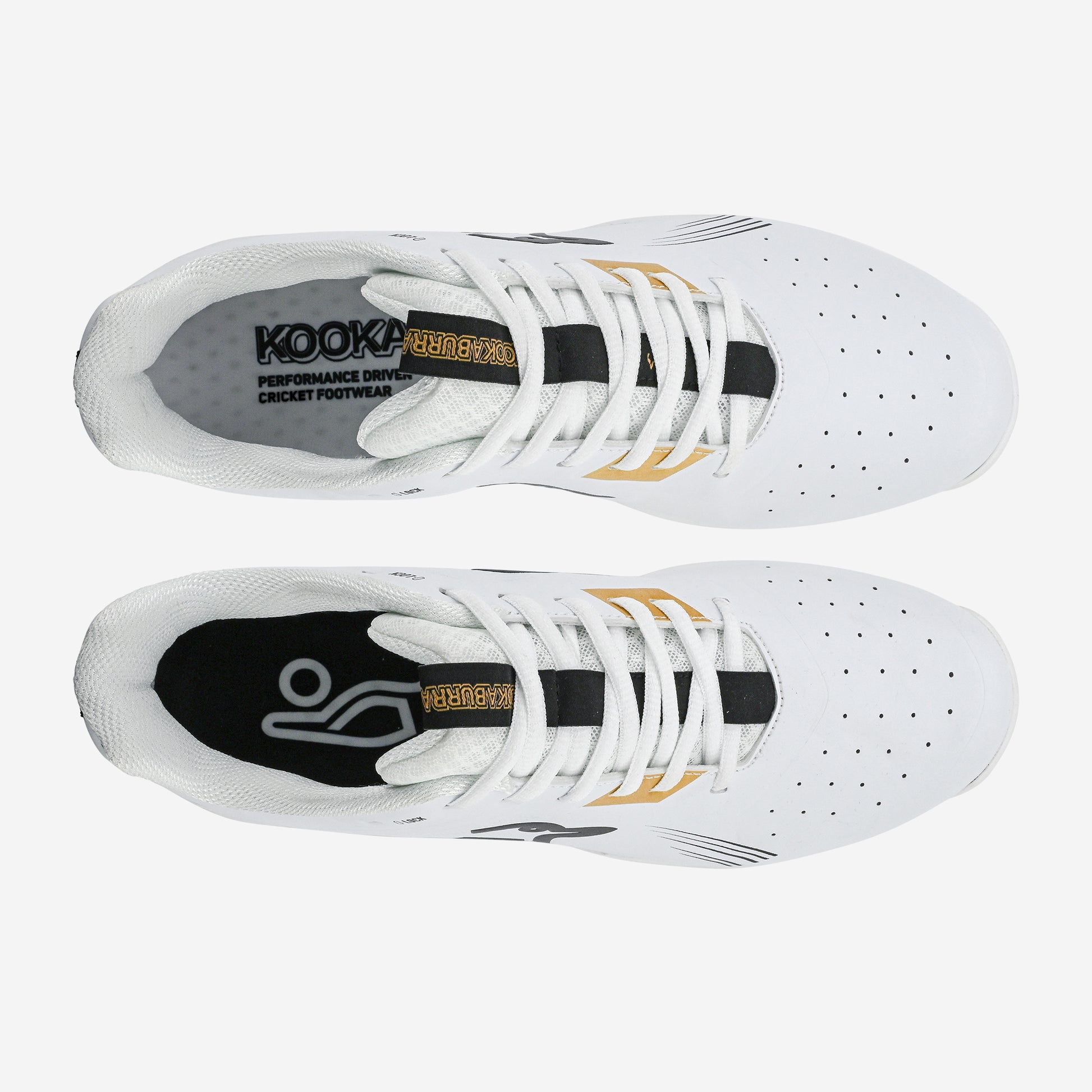 KC 3.0 SPIKE CRICKET SHOE GOLD & BLACK