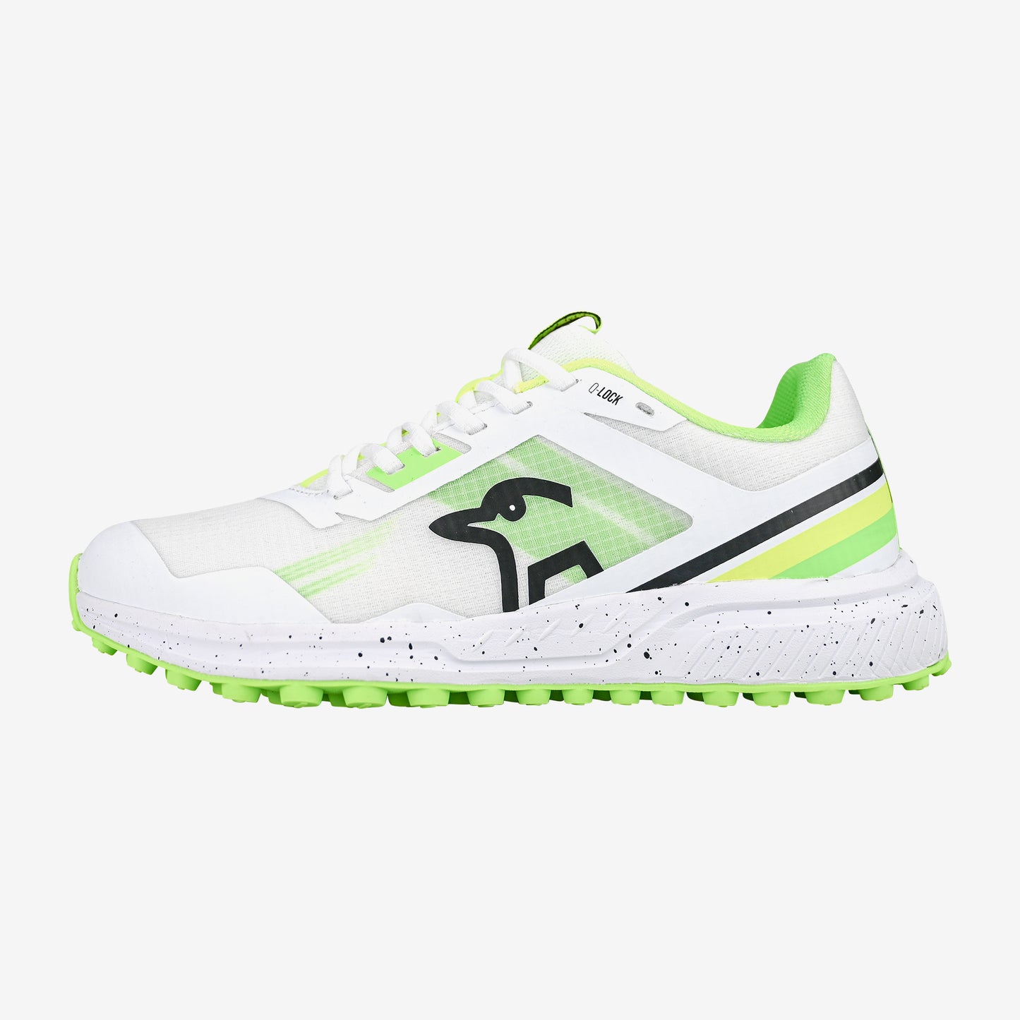 KC 2.O RUBBER SOLED CRICKET SHOE YELLOW & GREEN