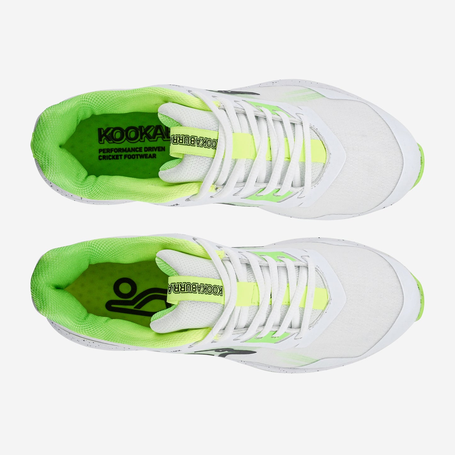 KC 2.O RUBBER SOLED CRICKET SHOE YELLOW & GREEN