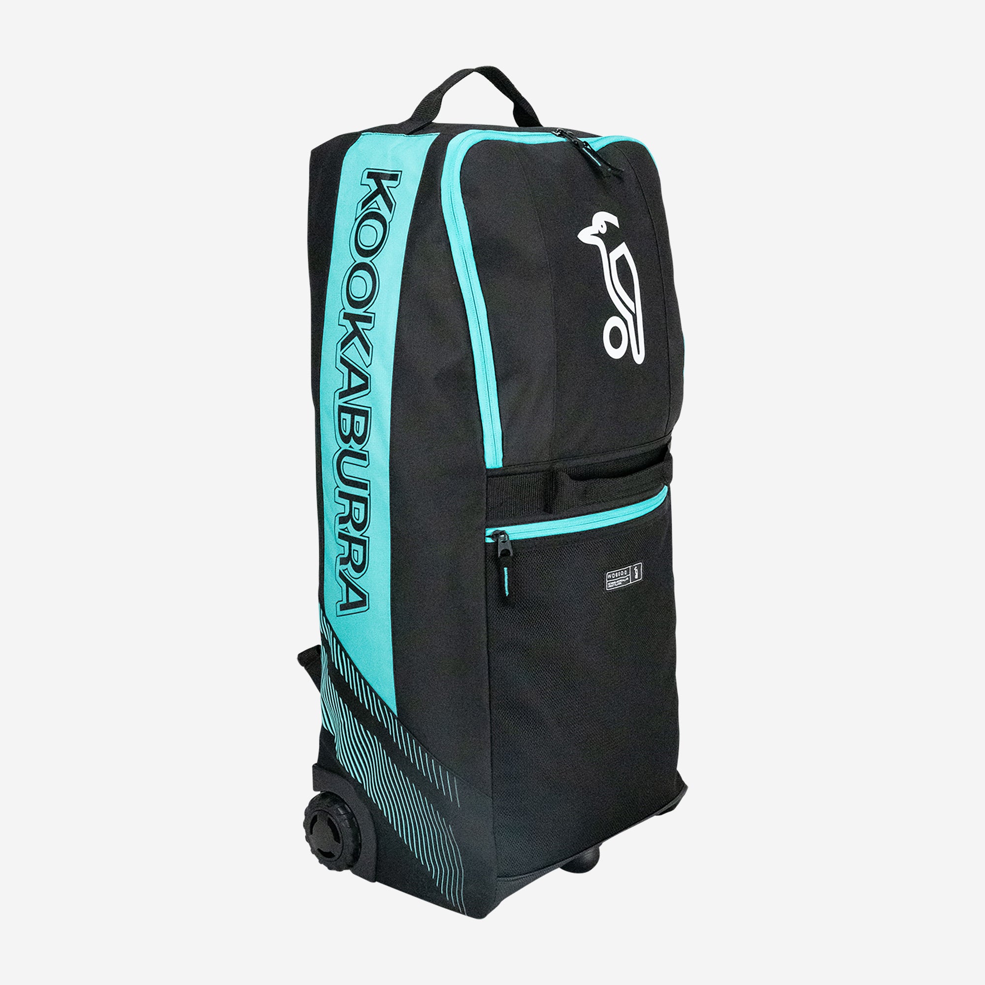 WD6000 WHEELIE DUFFLE BLACK/TEAL – Only Cricket
