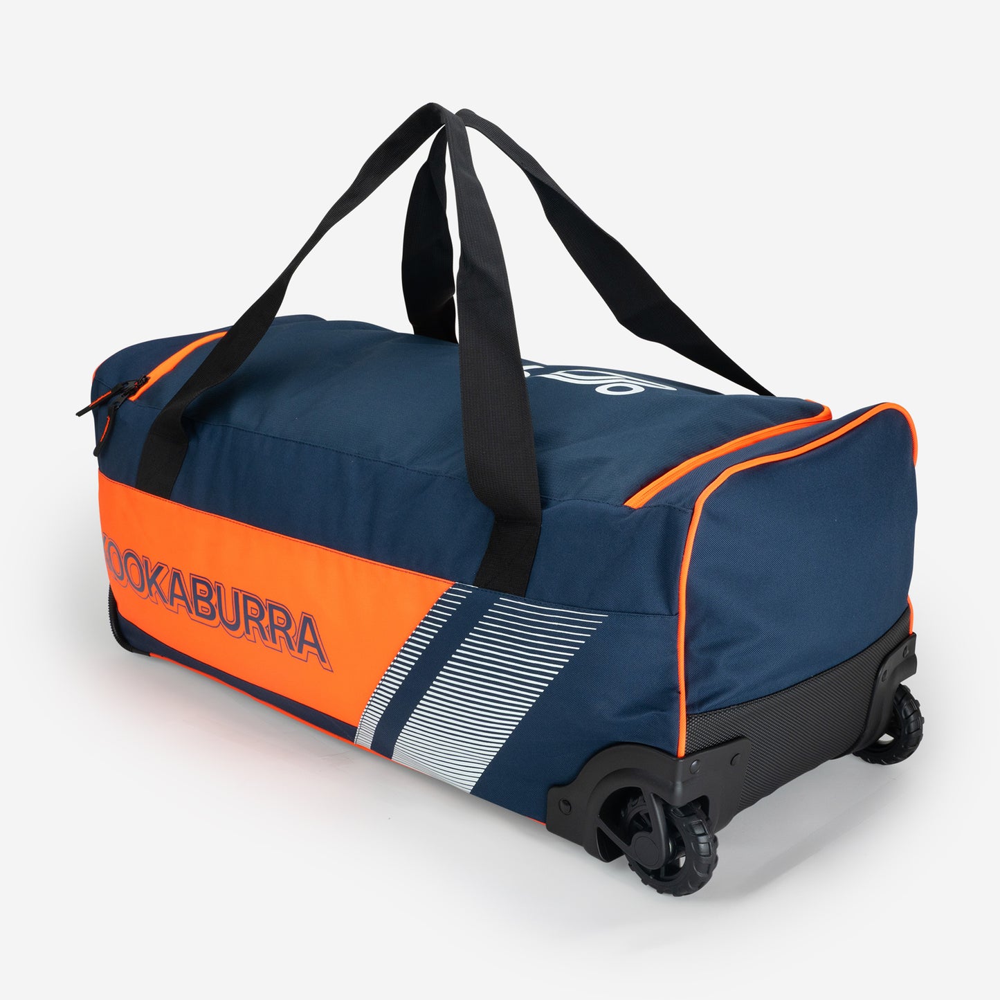 9500 CRICKET WHEELIE BAG NAVY/ORANGE
