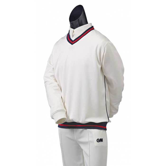 Trimmed Long Sleeve Teknik Sweater