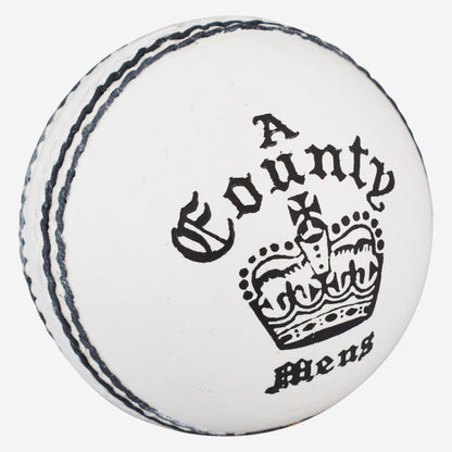 COUNTY CROWN WHITE CRICKET BALL