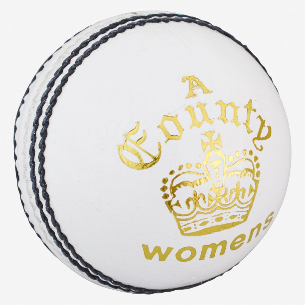 COUNTY CROWN WHITE CRICKET BALL