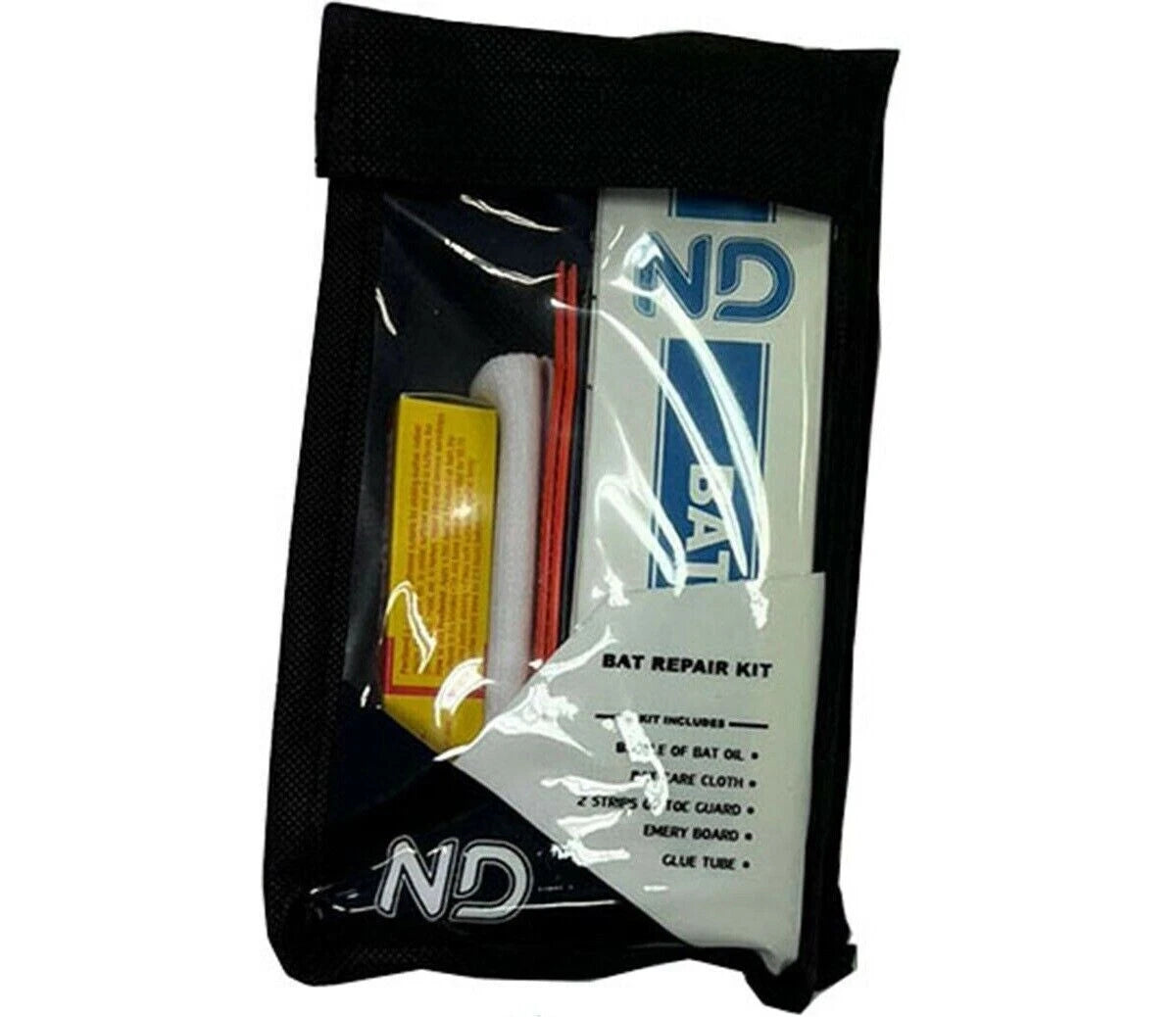 ND Cricket Bat Repair Kit Toe Guard Glue Oil Sand Paper Bat Care Cloth UK