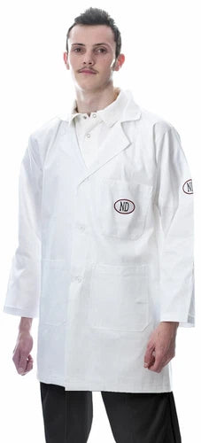 ND Traditional Style White Cotton Official Cricket Umpire Coat Small - 4XL UK
