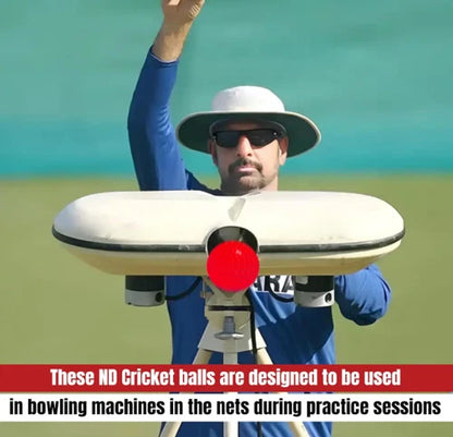 ND Cricket Bowling Machine Balls Box of 6/12 - Free P&P