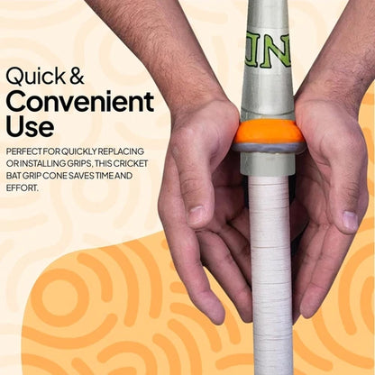 ND Sports Cricket Bat Knocking Maintenance Kit - Mallet, Oil, Cone, 2x Grip, Toe