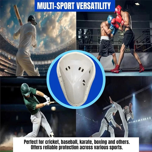 ND Cricket Abdominal Guard - Lightweight Abdo Protection Cup for All Sizes