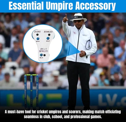 Cricket Umpire Handheld Counter With Lanyard, Counts Balls Up To 99 Overs