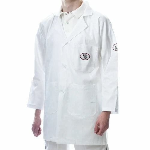 ND Traditional Style White Cotton Official Cricket Umpire Coat Small - 4XL UK