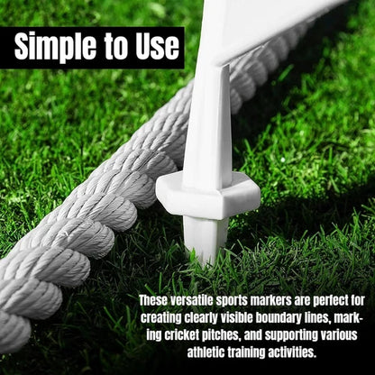 ND Sports Cricket Boundary Flags | Durable Weather-Resistant Marker Flags