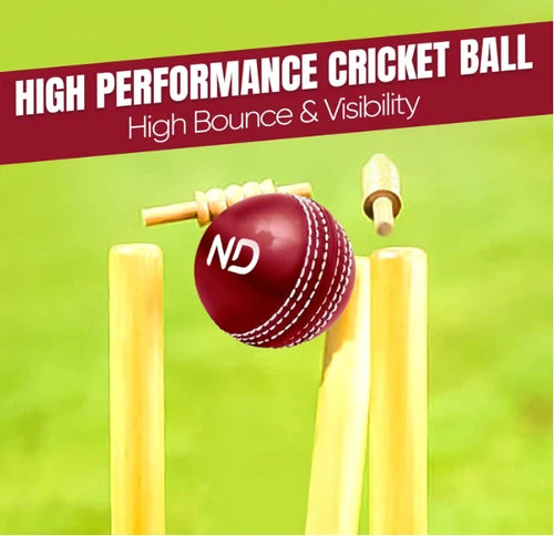 ND Sports Cricket Incrediball | Pack of 1, 3, or 6 | Practice & Training Ball