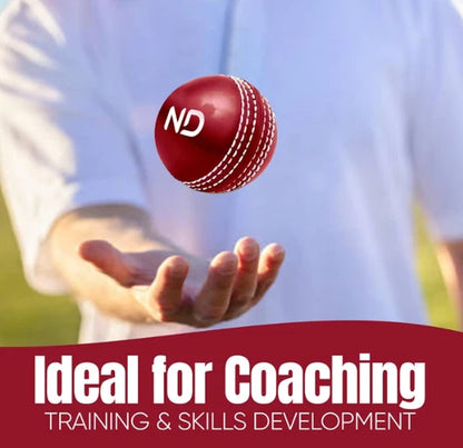 ND Sports Cricket Incrediball | Pack of 1, 3, or 6 | Practice & Training Ball