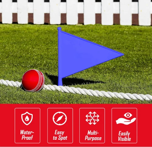 Cricket Boundary Sports Plastic Colour Flags Pack of 5/Pack of 10