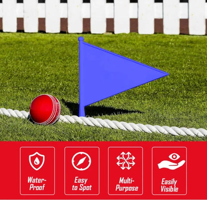 Cricket Boundary Sports Plastic Colour Flags Pack of 5/Pack of 10