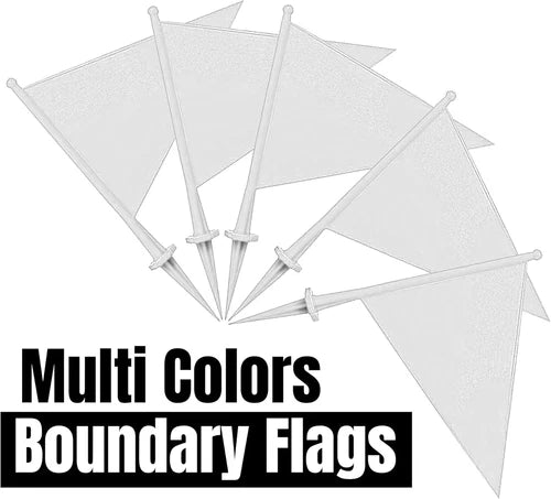 ND Sports Cricket Boundary Flags | Durable Weather-Resistant Marker Flags