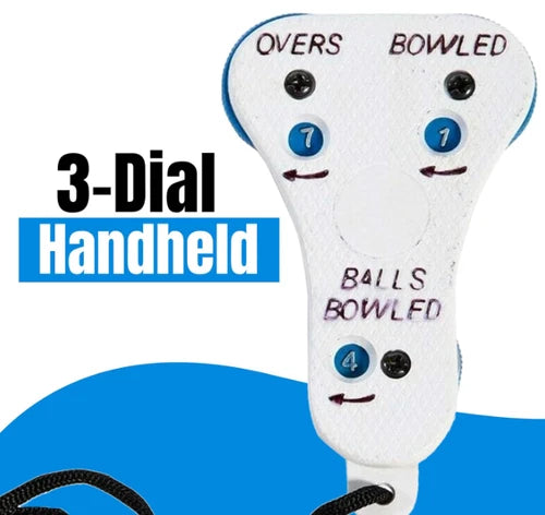 Cricket Umpire Handheld Counter With Lanyard, Counts Balls Up To 99 Overs