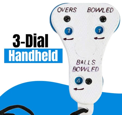 Cricket Umpire Handheld Counter With Lanyard, Counts Balls Up To 99 Overs